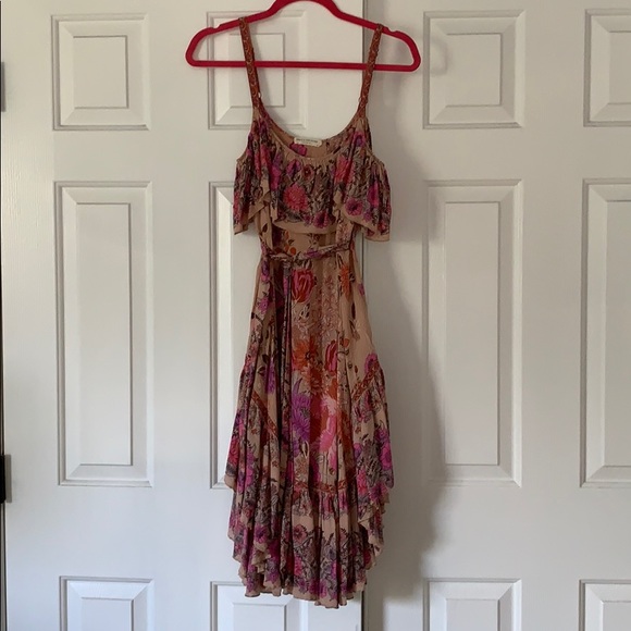 Spell Siren Song Strappy Dress Flamingo M - Picture 10 of 14